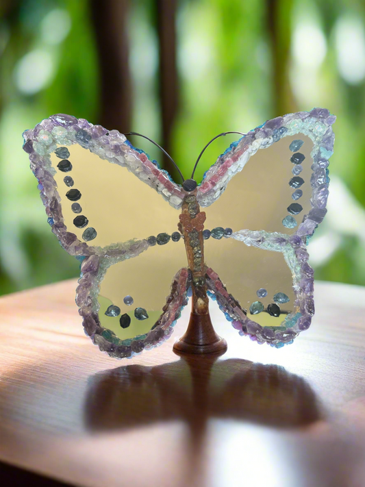 Luna Moon Goddess Butterfly Mirror