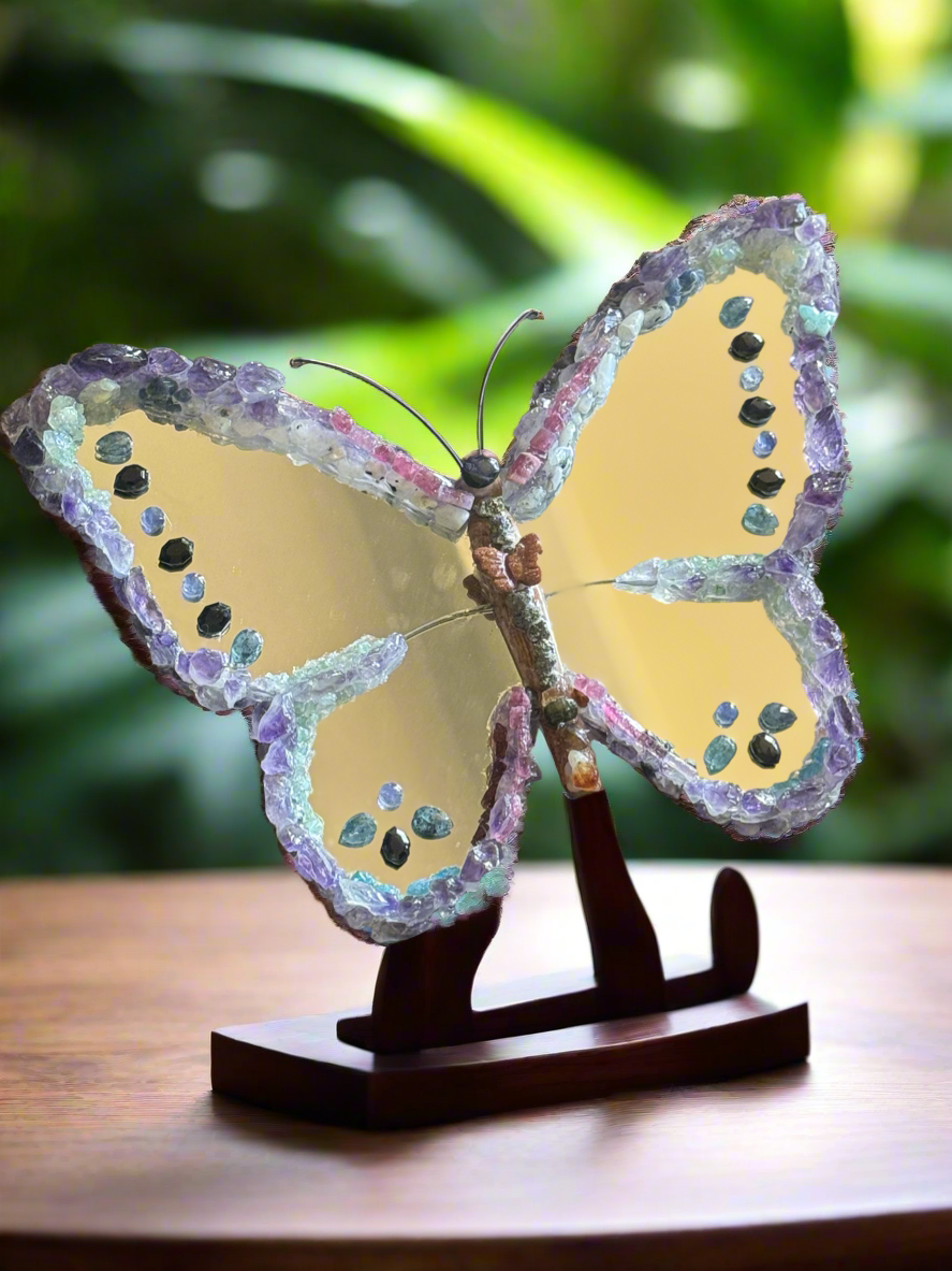 Luna Moon Goddess Butterfly Mirror