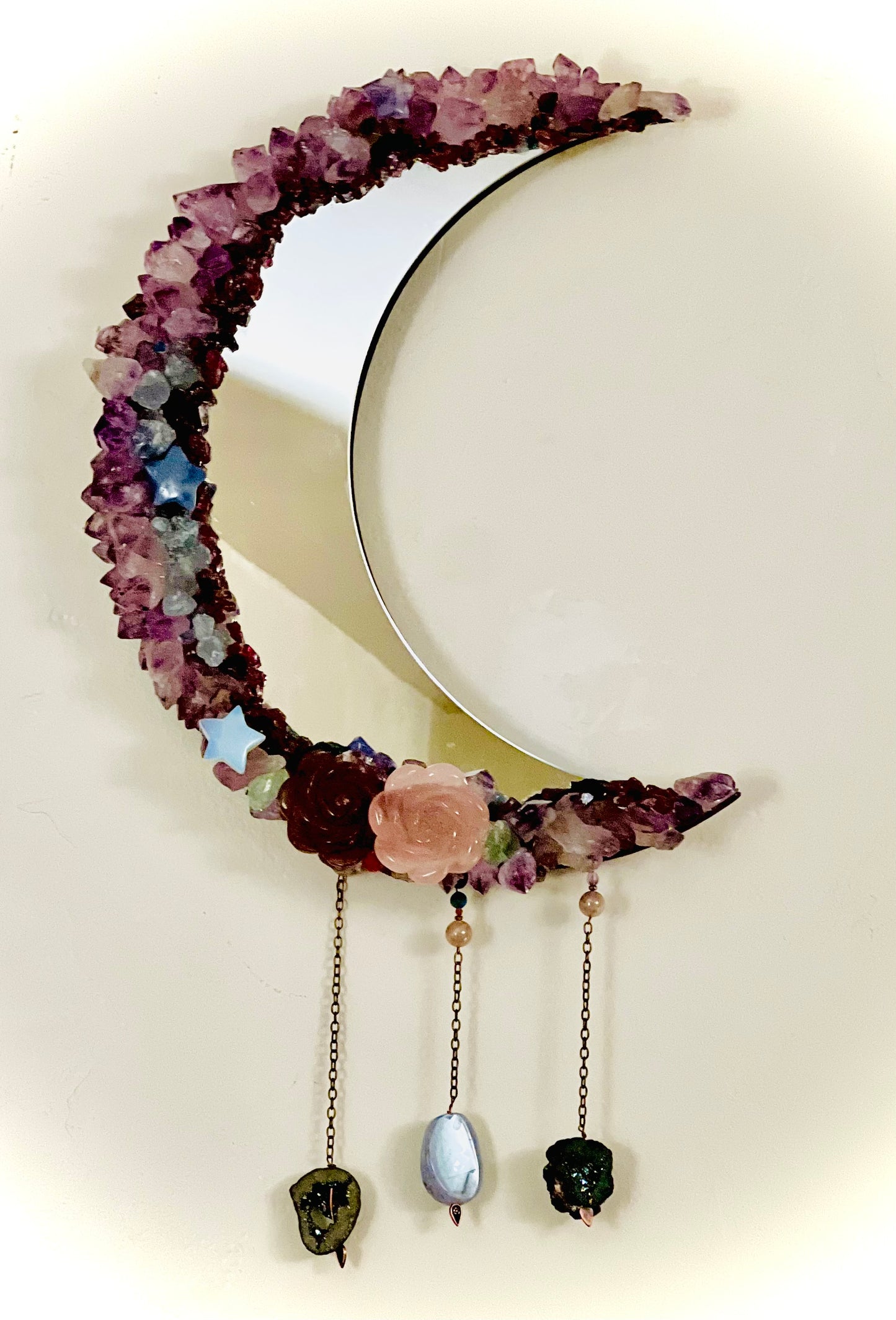 Artemis Gemstone Moon Mirror
