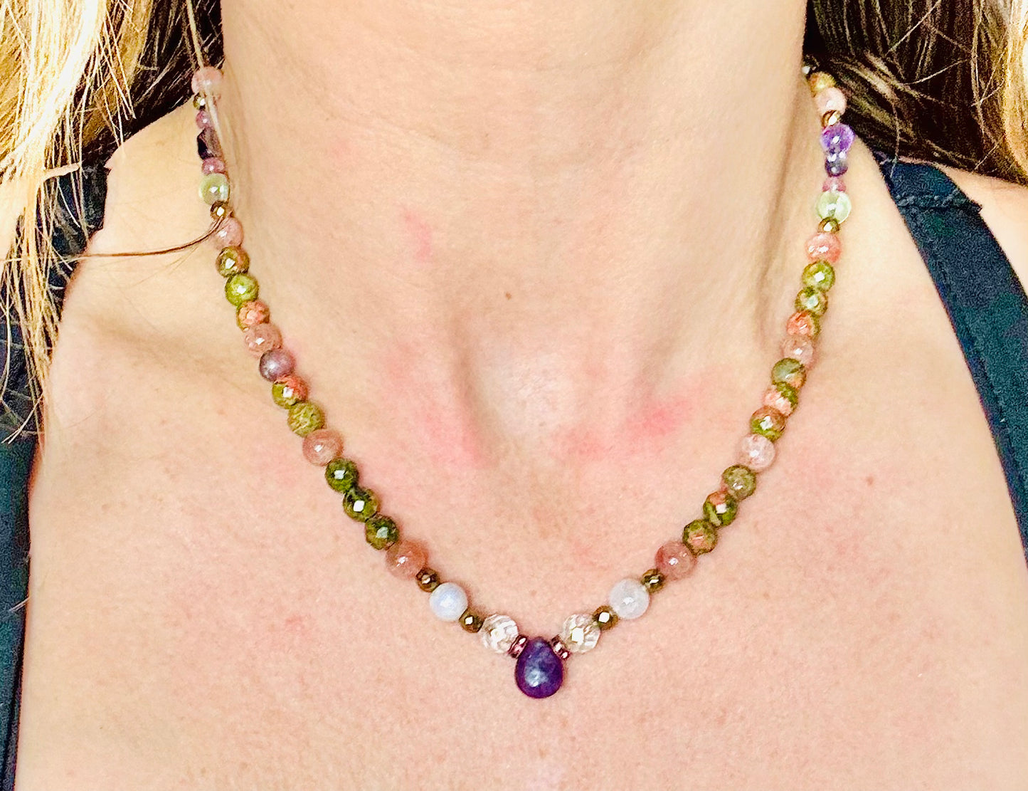 Harmonia Gemstone Beaded Necklace
