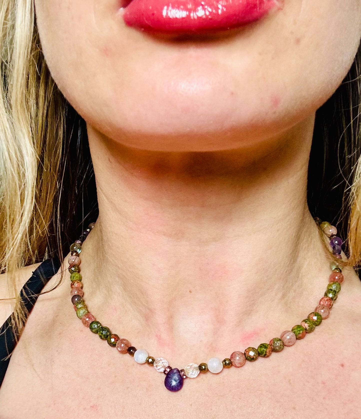 Harmonia Gemstone Beaded Necklace