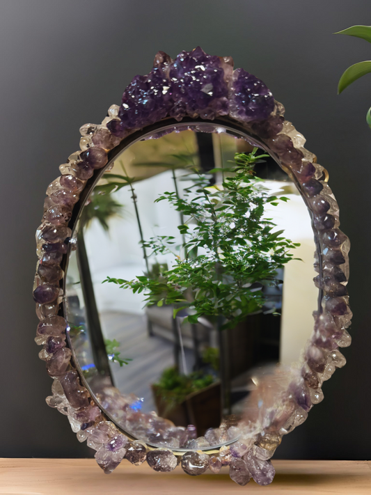 Cassiopeia Gemstone Encrusted Vanity Mirror