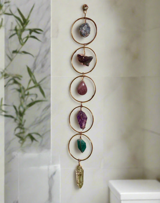 Psyche Gemstone Suncatcher, wall decor
